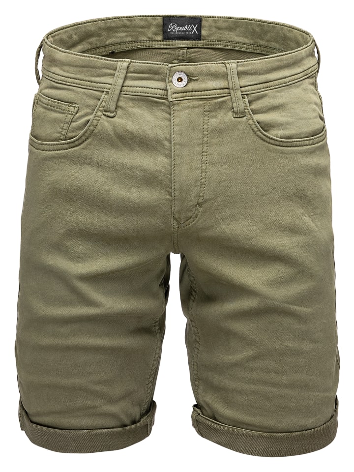 Jeansshorts JETT in Olive