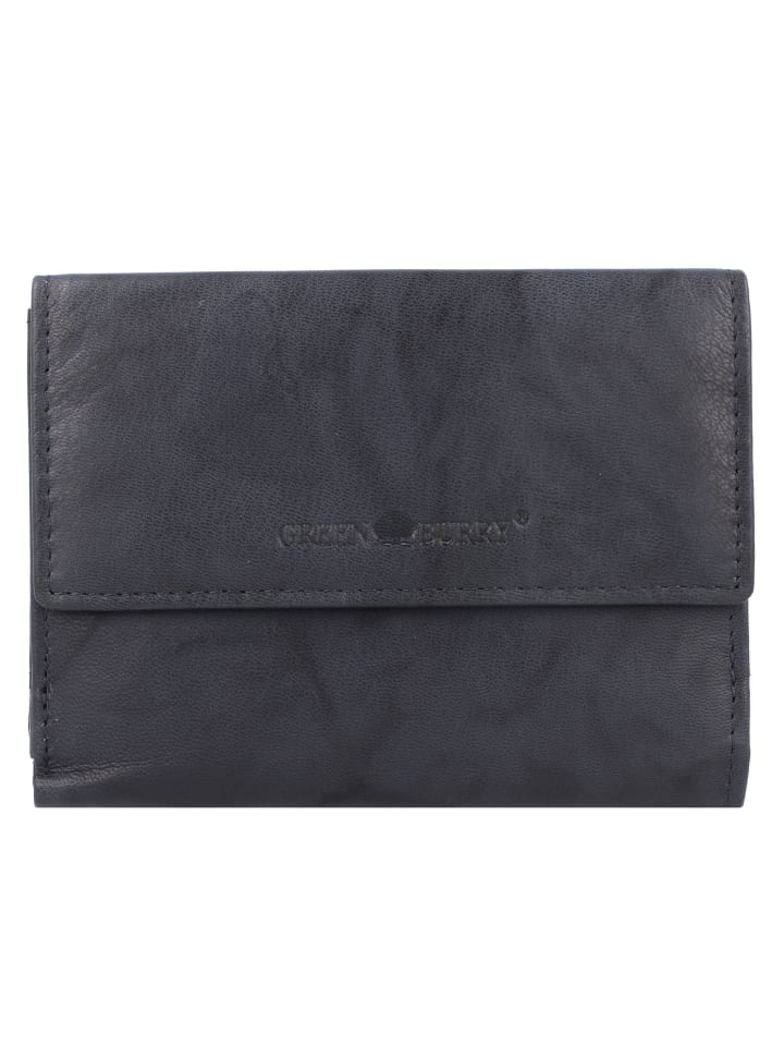 Basic Geldbörse RFID Leder 13 cm nightblue
