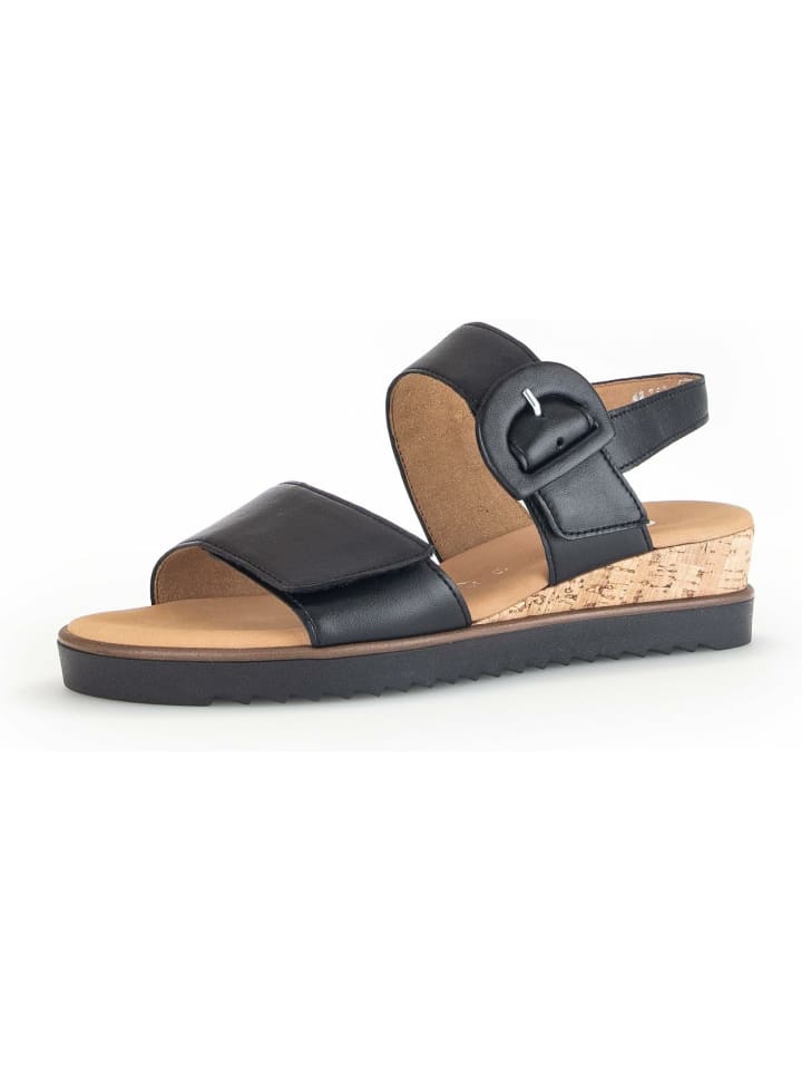 Riemchen Sandalen für Damen in schwarz
