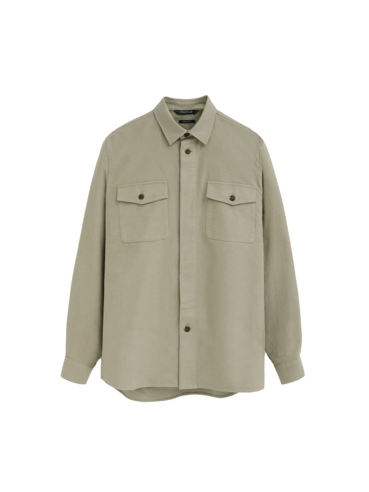 Hemd MAN LINDON LONG SLEEVE RELAXED FIT in Sagegrün