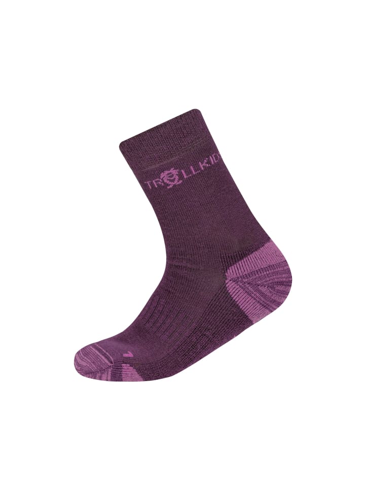 Wandersocken Preiskestolen in plum