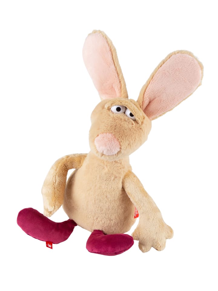 Plüschtier Hase Kuschelformers in beige