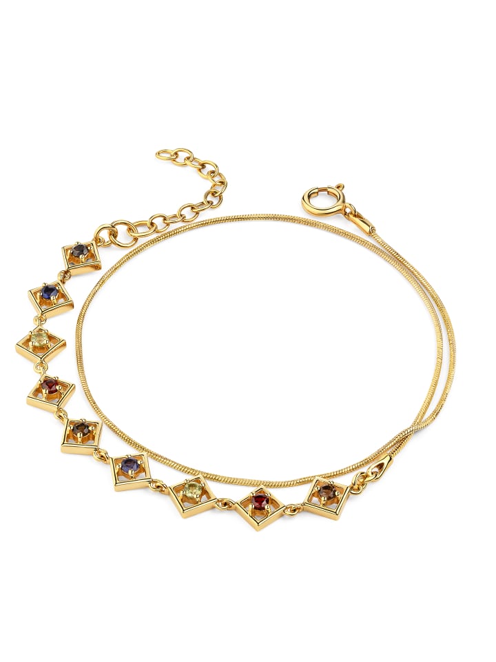 925/- Sterling Silber in mehrfarbig