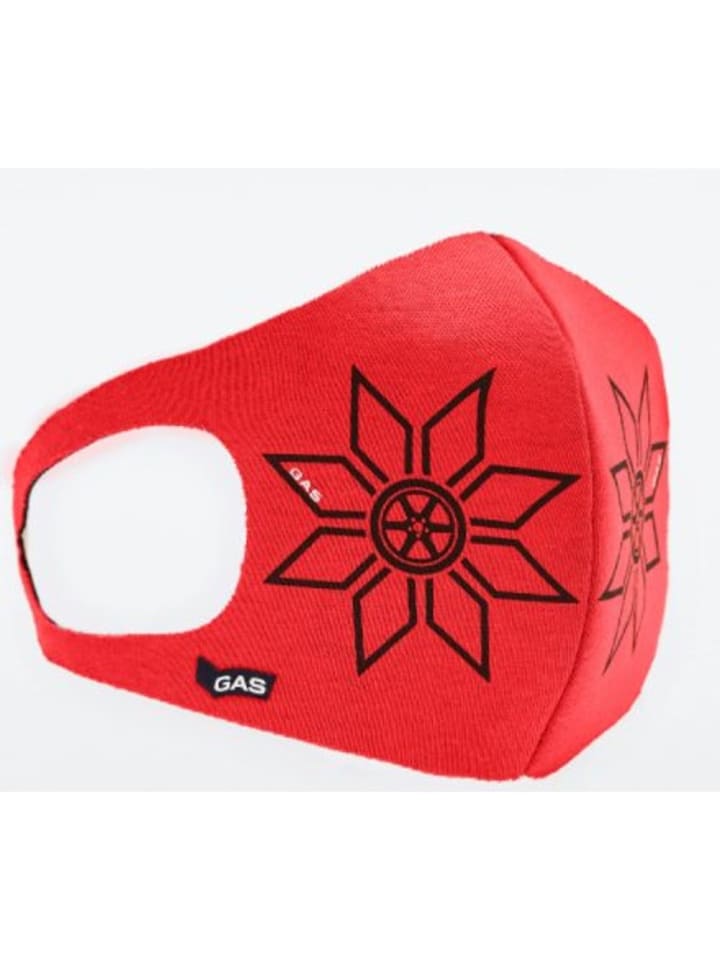 Rot Baumwolle Gesichtsmaske