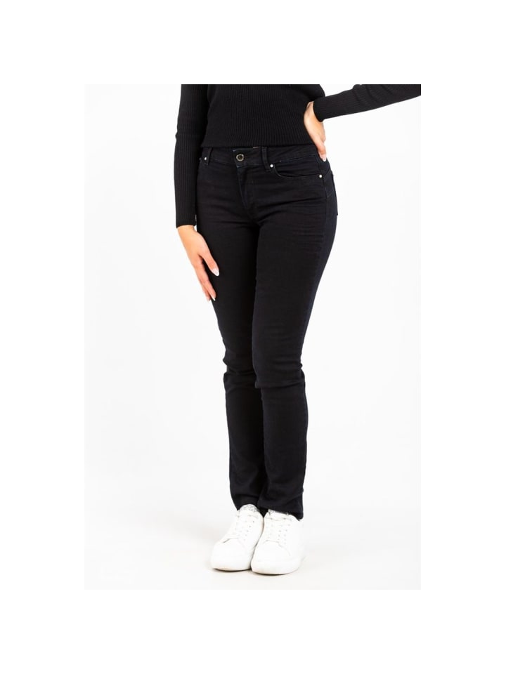 Schwarz Baumwolle Slim Fit Jeans