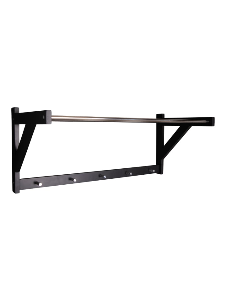 Garderobe PADOVA mit Hutablage Schwarz 78x34 cm