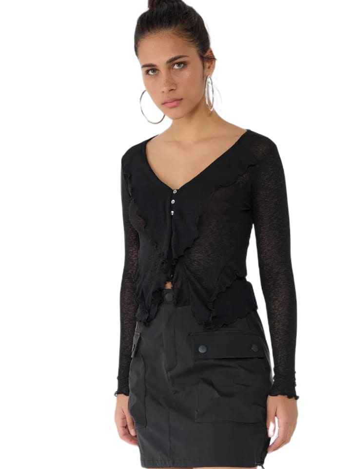 Blouse in Schwarz