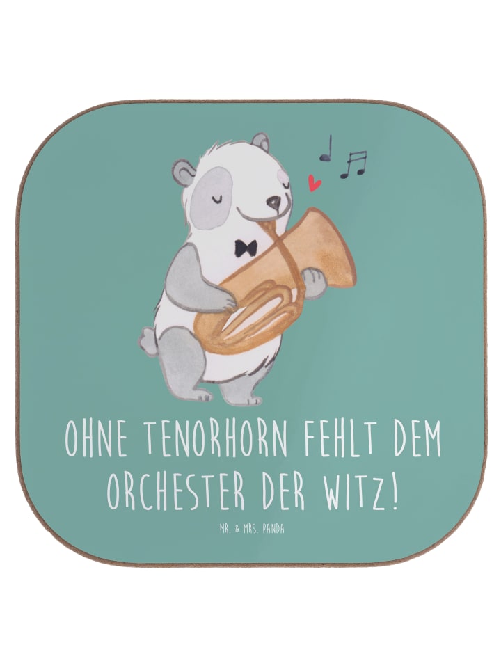 Bierdeckel Tenorhorn Witz mit Spruch in Meeresbrise