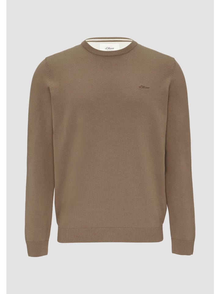 Strickpullover in 8483_braun