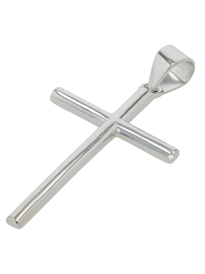 Damen Anhänger – Kreuz Kreuzanhänger aus 925 Silber in silber