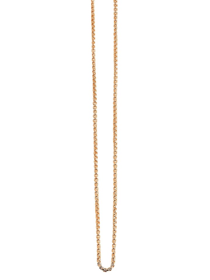 Unisex Halskette – Venezianerkette aus Edelstahl 90 cm in gold