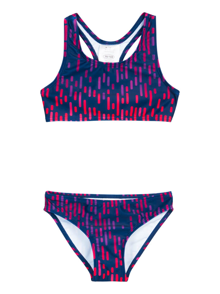 UV-Schutz Bikini allover in marine