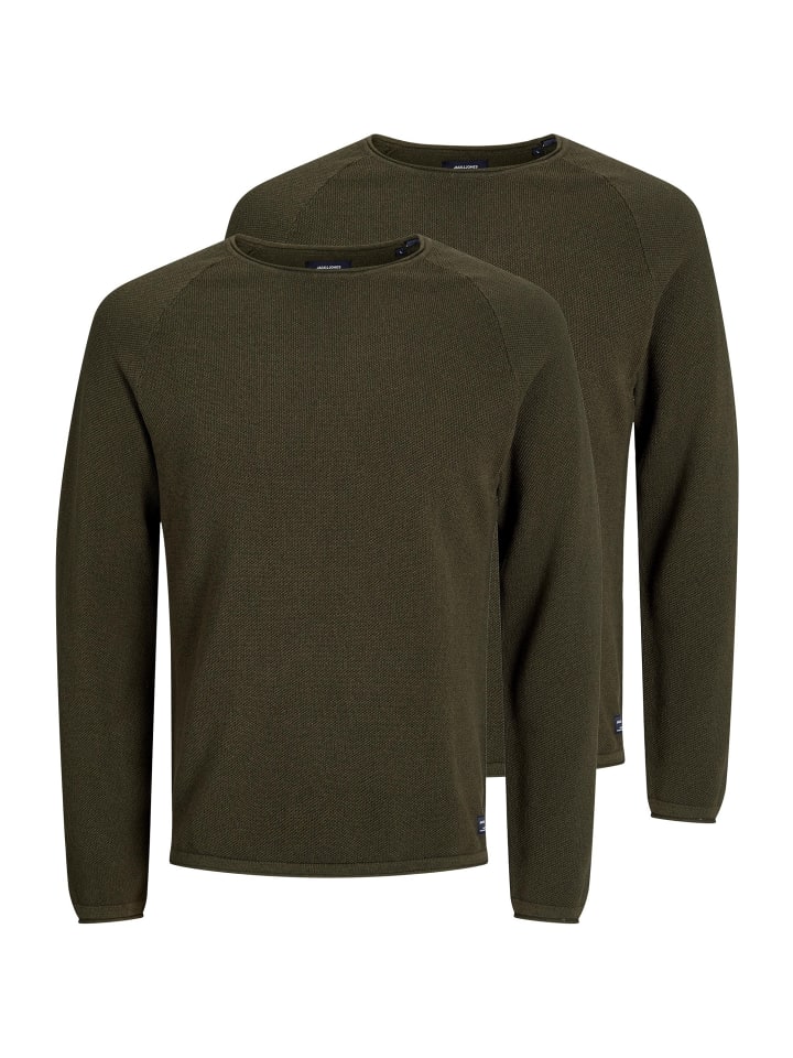 Pullover Hill in Olive night melange
