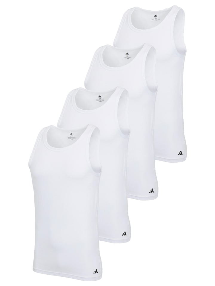 Unterhemd / Tanktop Active Flex Cotton in Weiß
