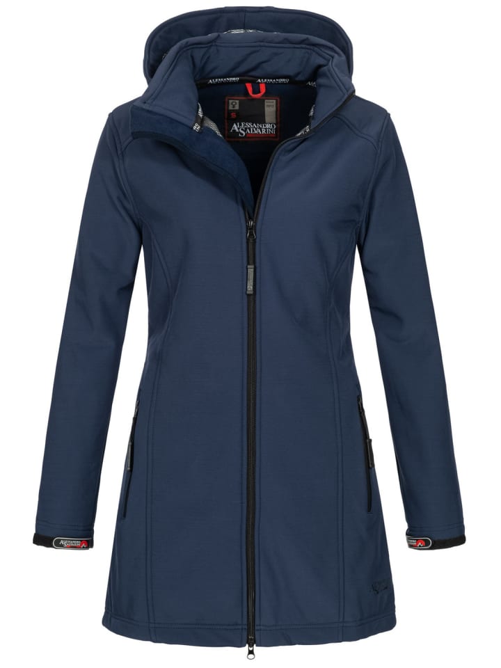 Jacke A. Salvarini Damen Softshell Jacke AS131 in Navy