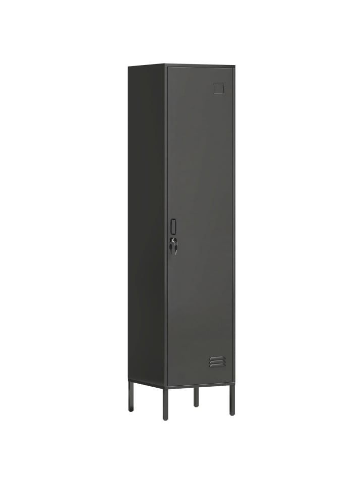 Spind in Schwarz 40L x 40B x 179H cm