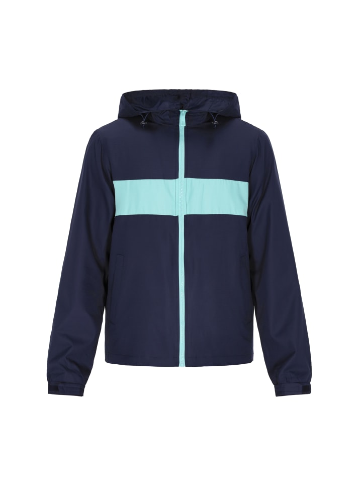 Herren Jacke in Marine Türkis