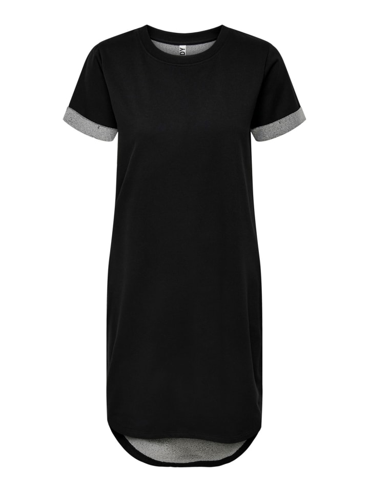 JACQUELINE de YONG Lockeres Kleid Shirtkleid JDYIVY Rundhals Midi Dress  Tunika in Schwarz günstig kaufen | limango