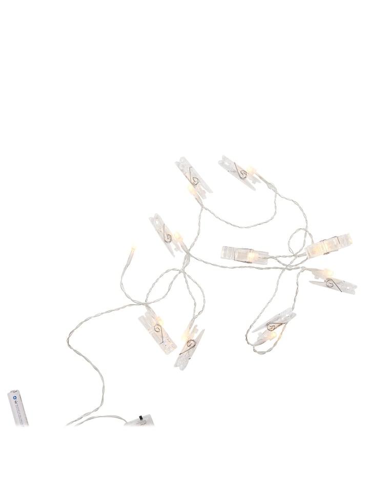 Butlers LED-Lichterkette CLIP ART in Durchsichtig
