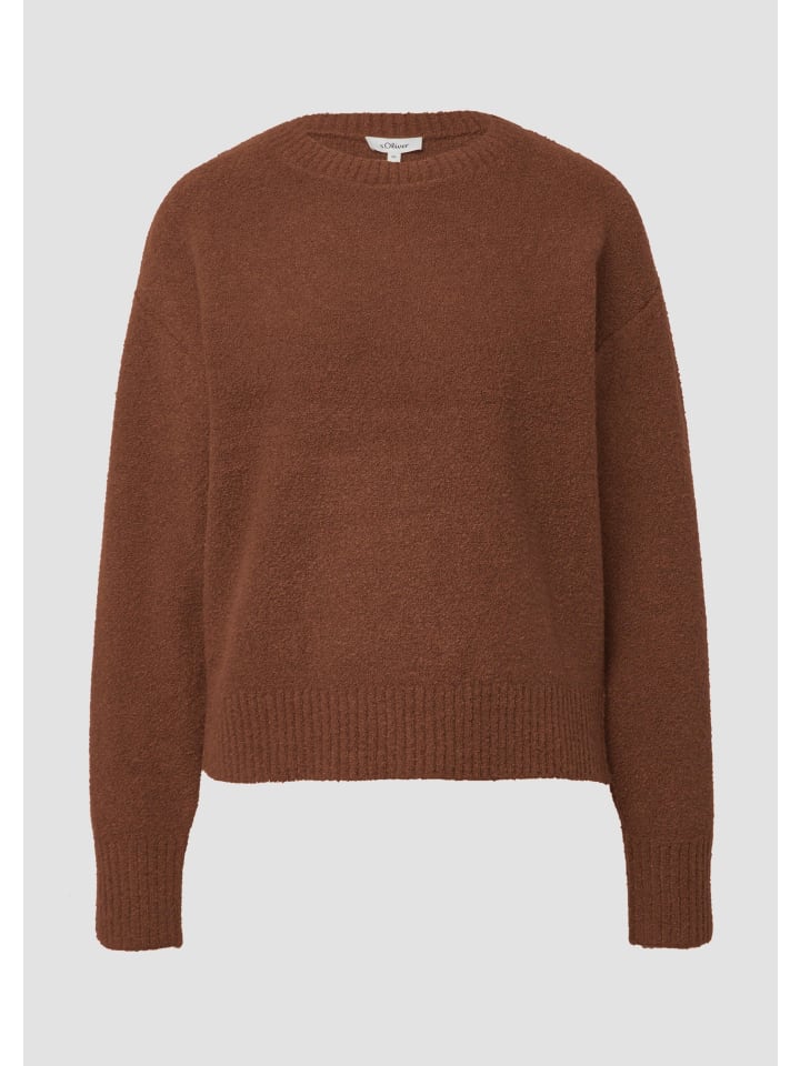 Strickpullover in 8837_braun