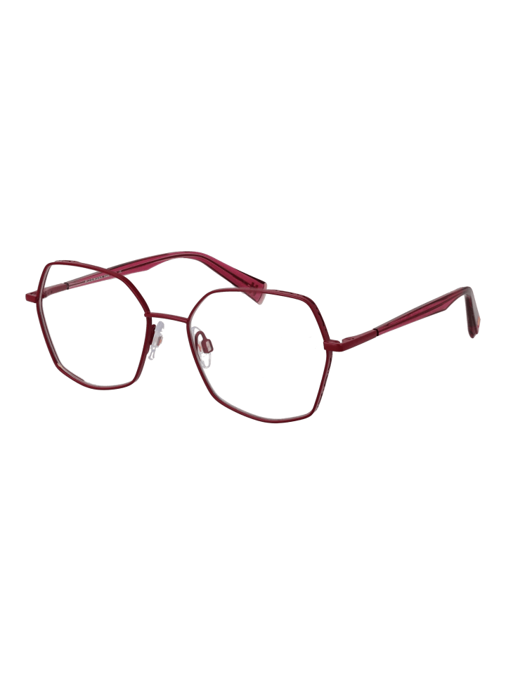 Damen Optische Fassungen Geometrisch Rot
