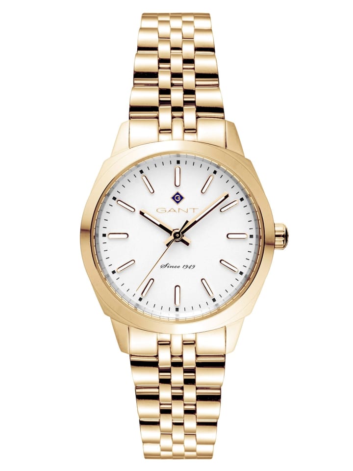 Damen-Armbanduhr Quarz Lauderdale Goldfarben