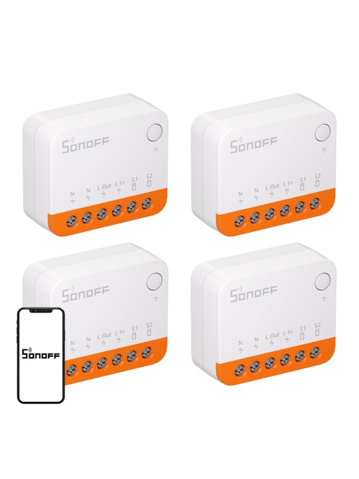 SONOFF MINIR4 (Extreme) Schalter, 4er-Pack