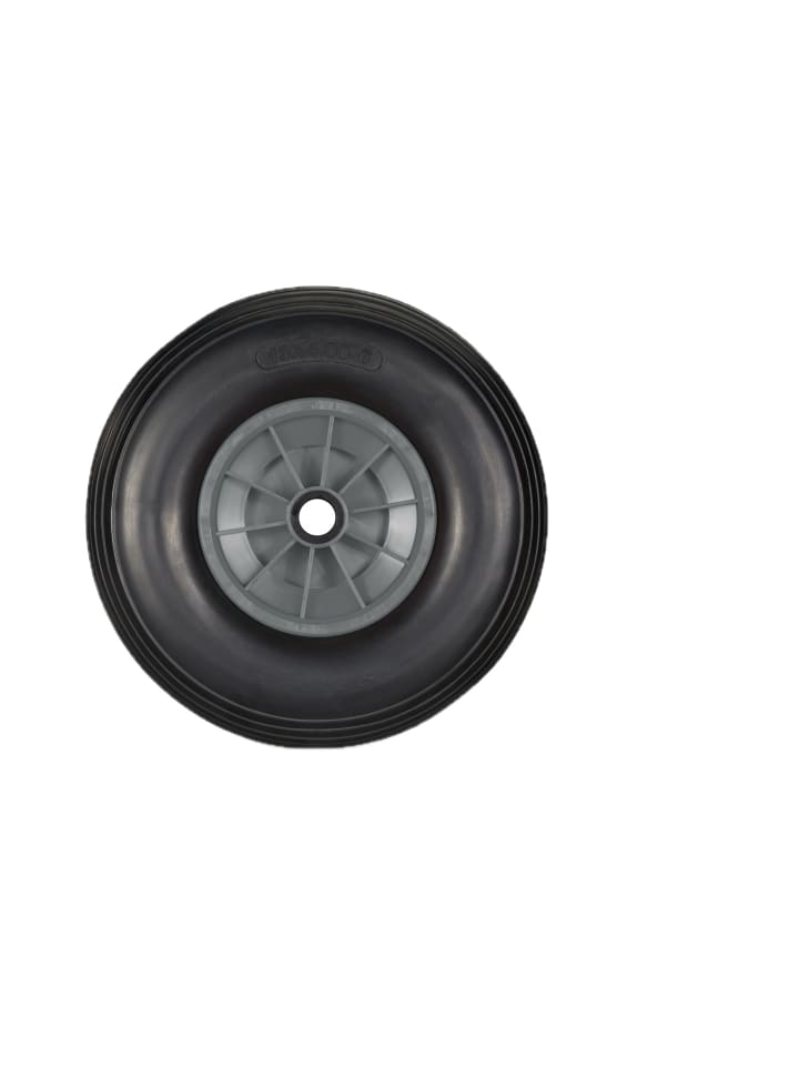 4x Schubkarrenrad in Schwarz/ Grau - 4.00-6