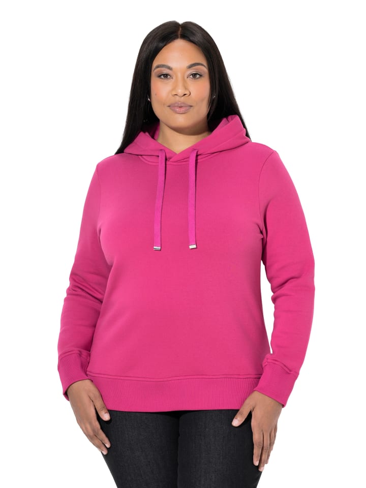 Sweatshirt in classic magenta