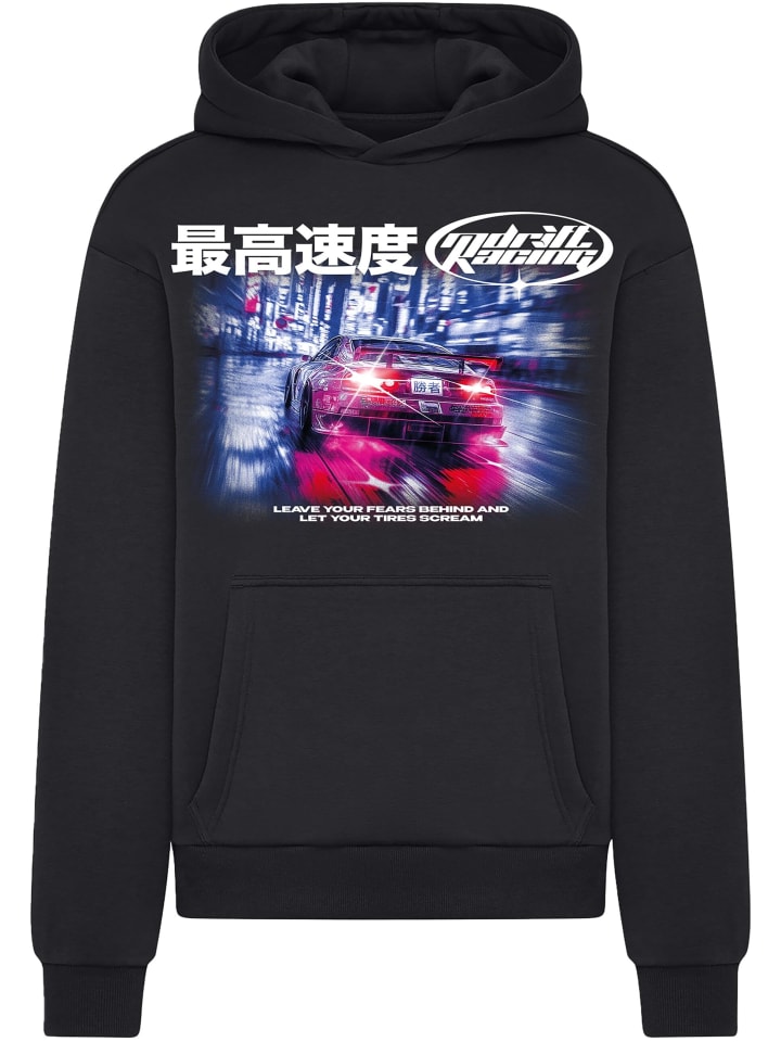 Kapuzenpullover in black