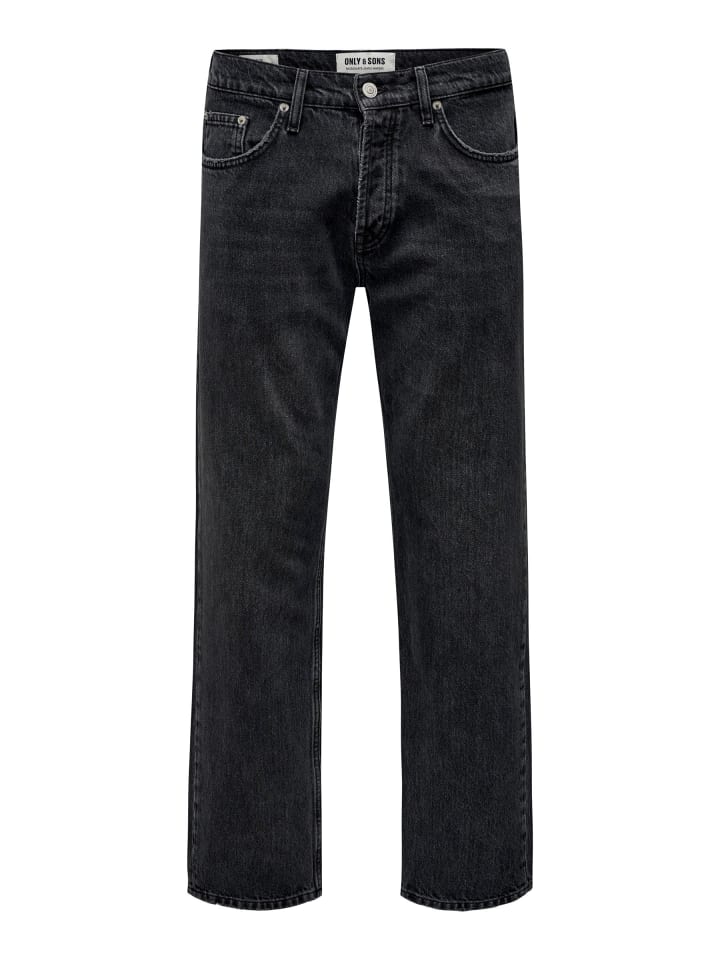 Normal geschnitten jeans in Black Denim 1