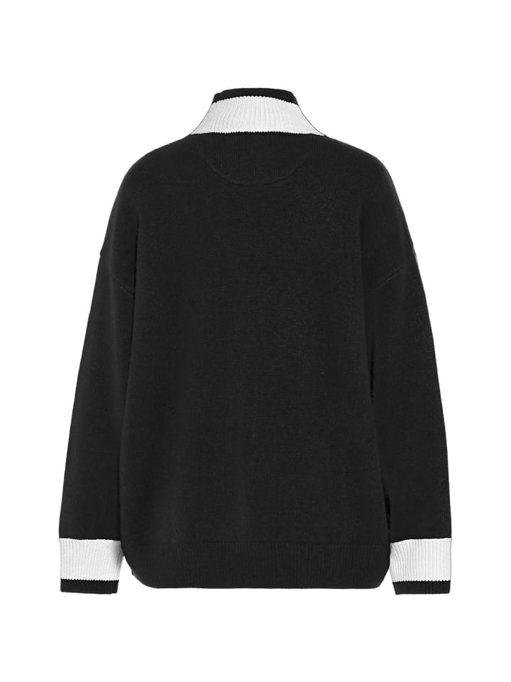 W LILIAN KNIT SWEATER L/S in Schwarz