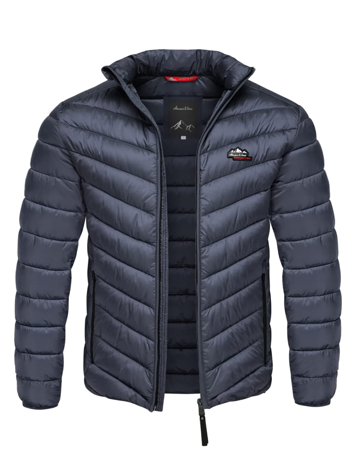 Steppjacke RYE in Navyblau