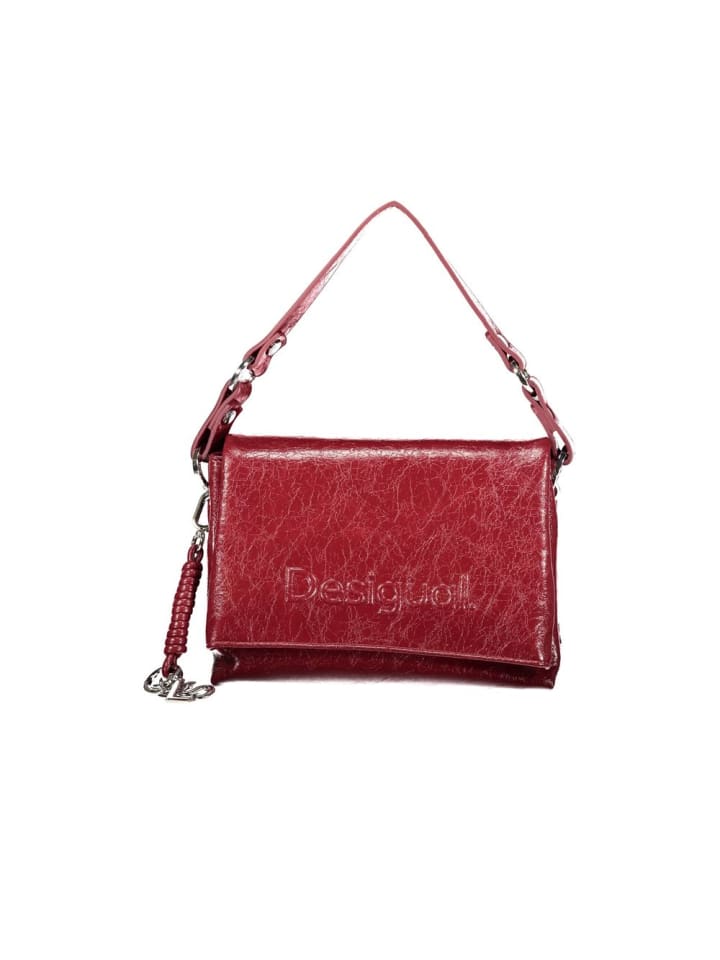 Rot Damen Tasche aus Polyurethan