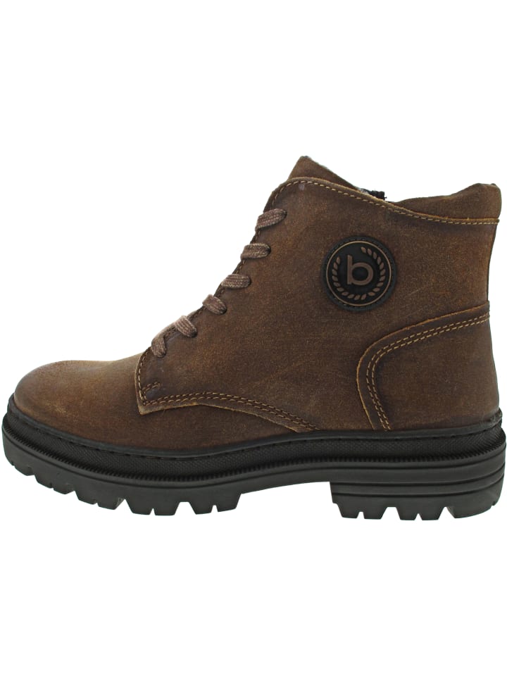 Schnürstiefel Braun