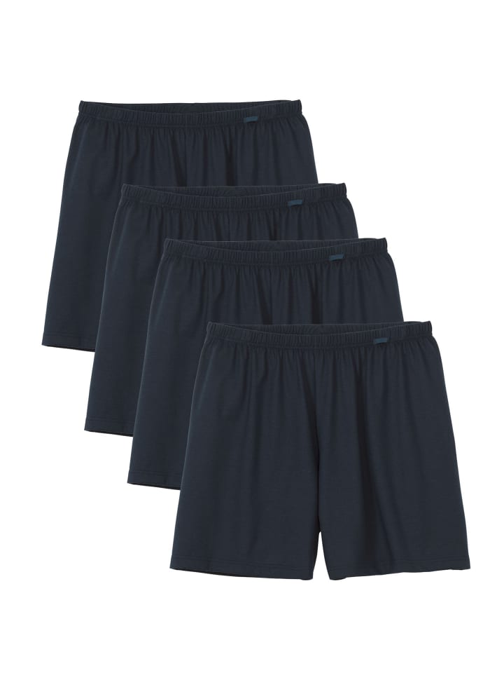 Web-Boxershorts 4er Pack in Dunkelblau