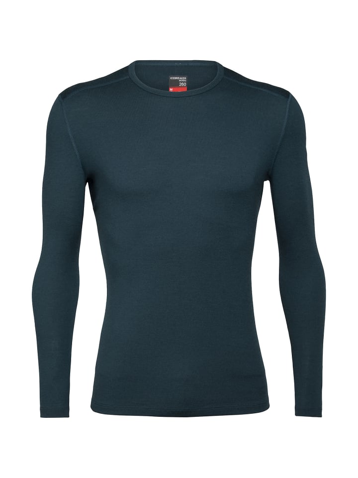 Longsleeve 260 Tech Crewe in Marine