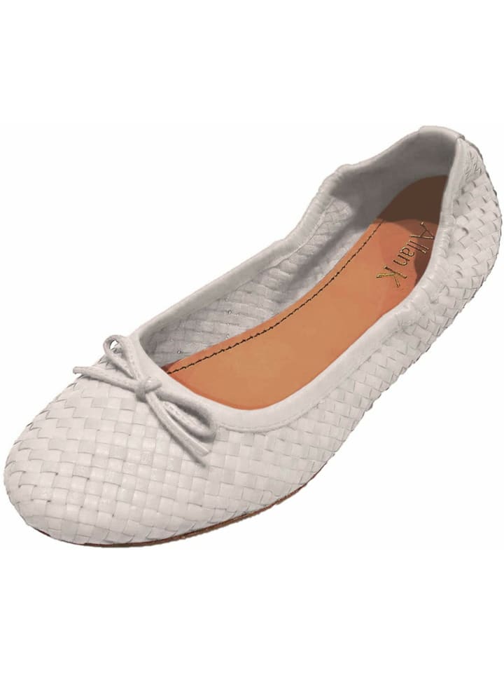 Ballerinas für Damen in weiß