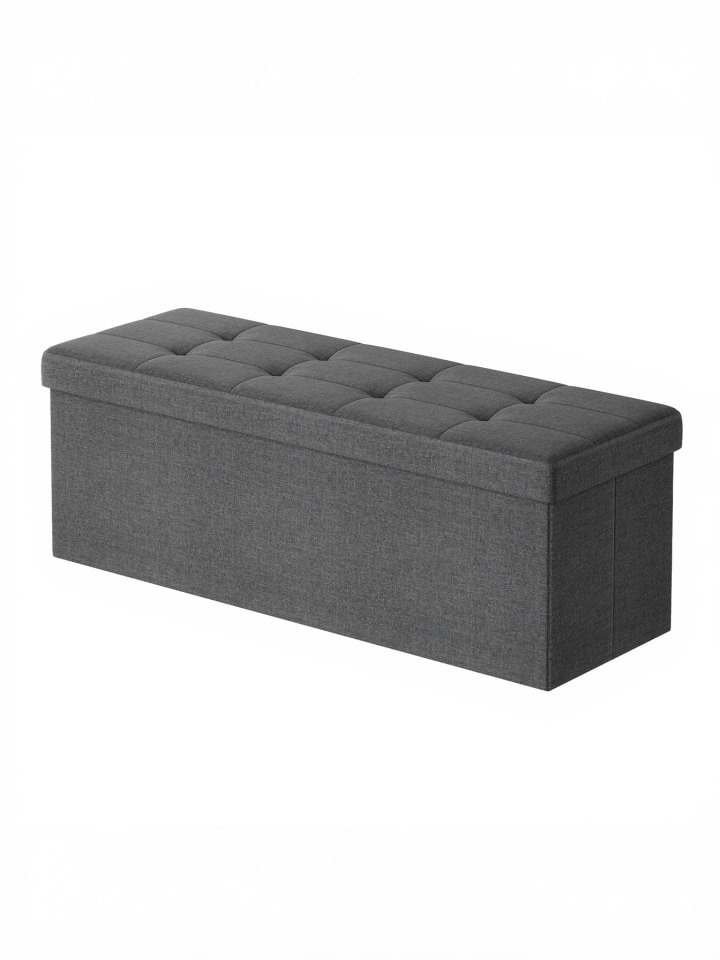 Sitzbank Minota in Dunkelgrau - (B)110 x (H)38 x (T)38 cm