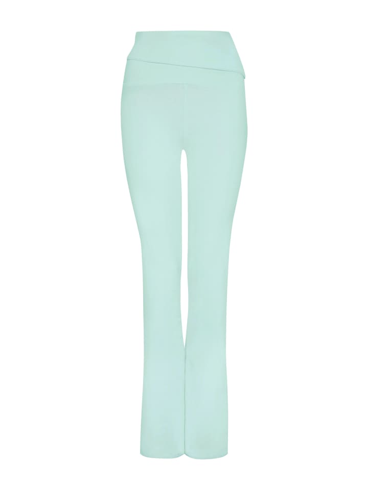 Foldover Pants in Mint
