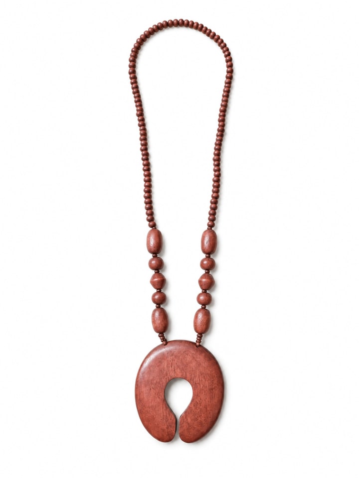 Lange Kette " Boho " in braun
