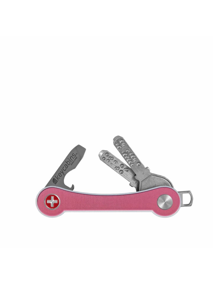 Schlüsselhalter Aluminium frame in pink