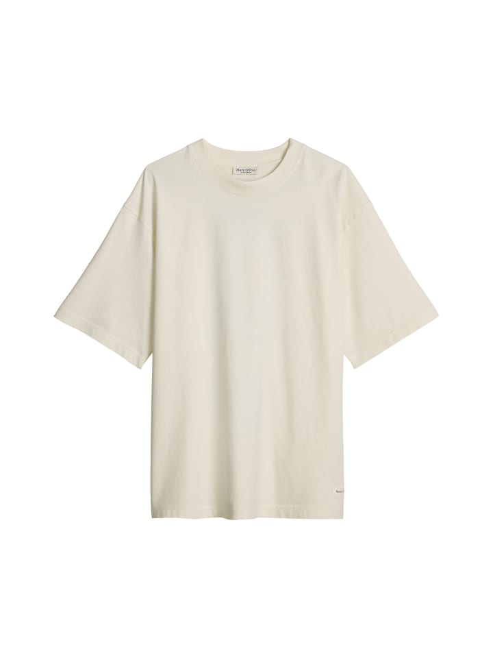 Print-T-Shirt loose in White Cotton