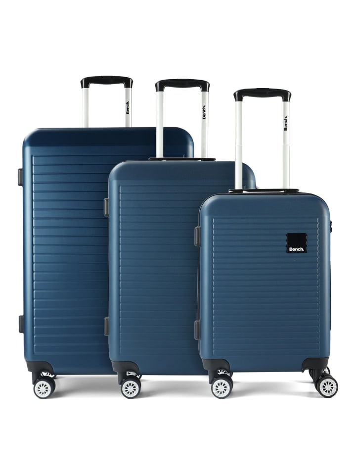 Voyage 4 Rollen Kofferset 3-teilig marineblau