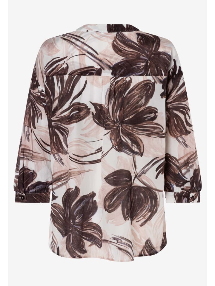 Bluse in schoko beige - 0001