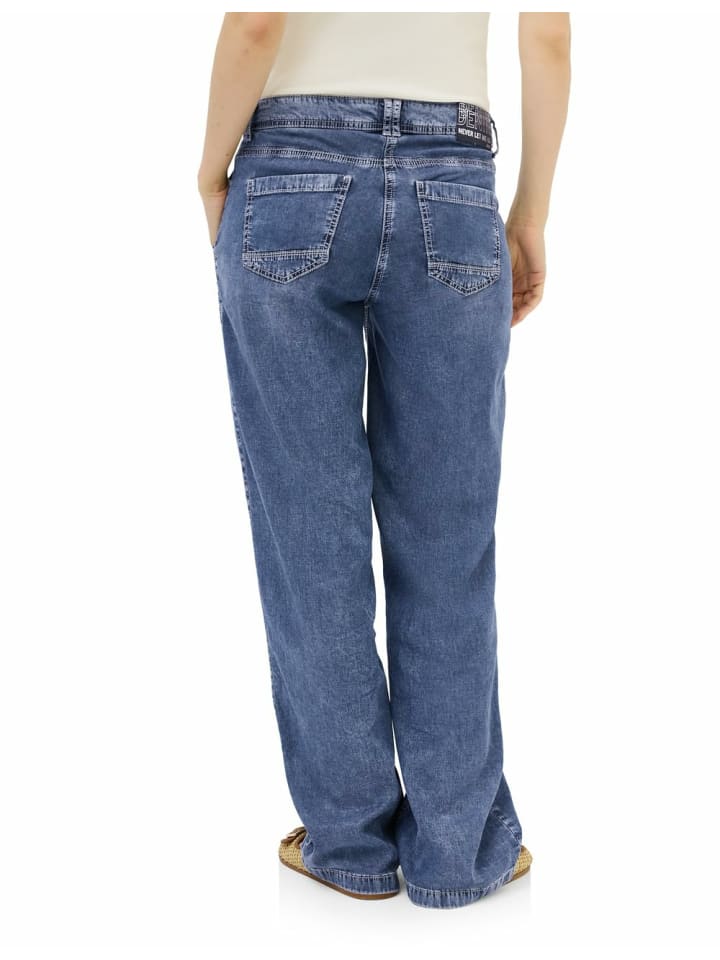 Skinny Fit Jeans für Damen in blau