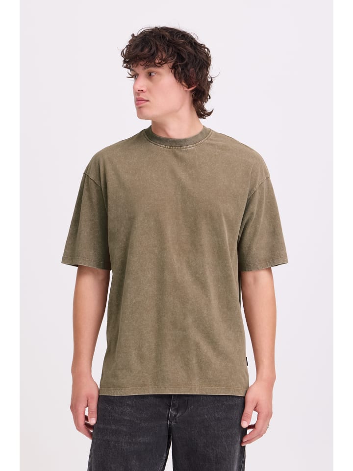Rundhalsshirt BHLance in Braun