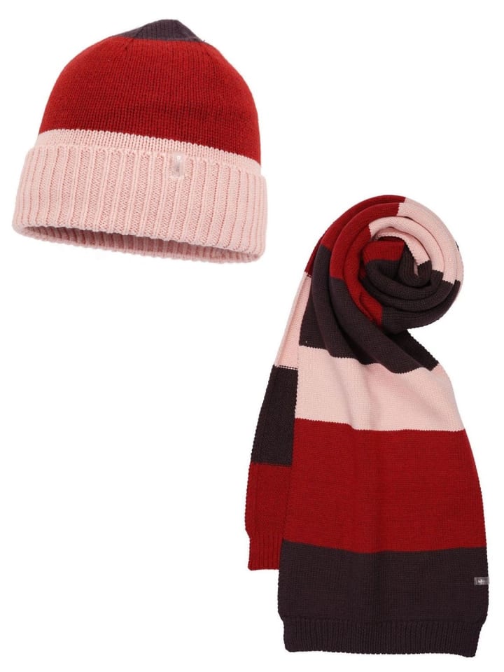 Strick-Set in rosa