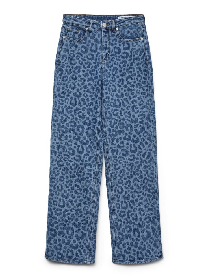 Weit geschnitten in Medium Blue Denim