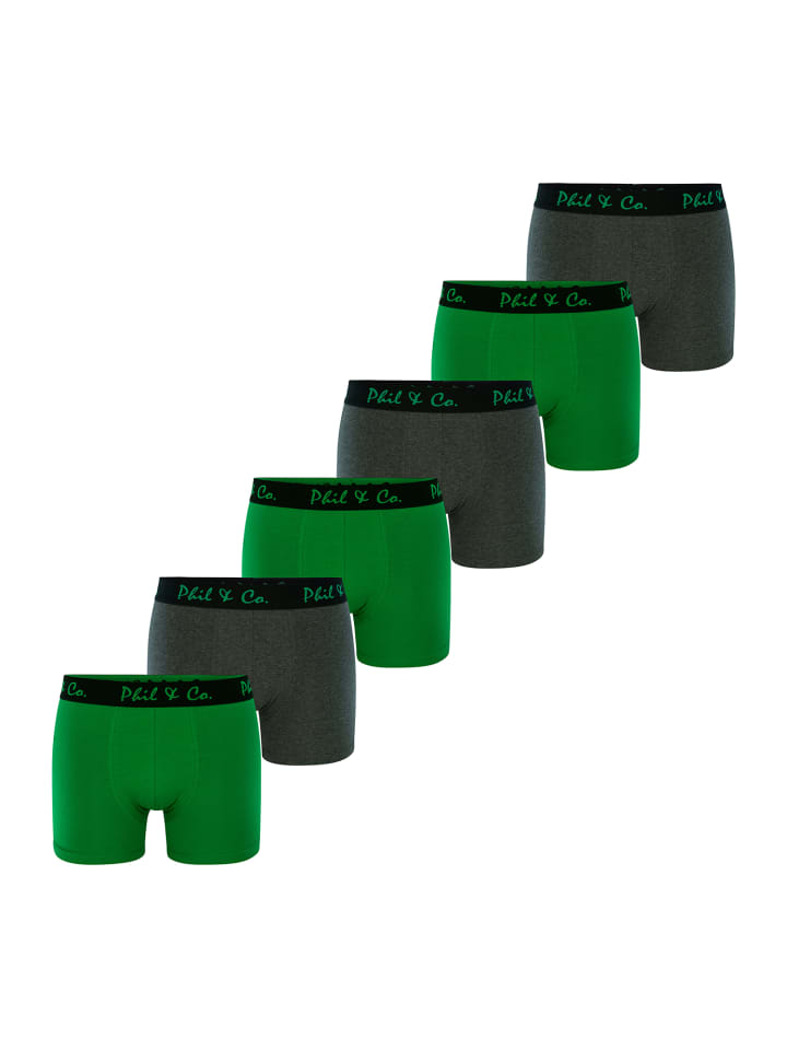 Retro Pants Jersey in grün-anthrazit